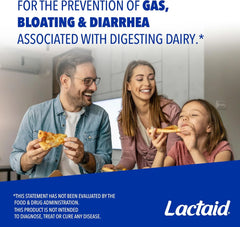 Lactaid Fast Act Caplets for Lactose Intolerance, Caplets that Help Prevent Against Gas, Bloating, and Diarrhea, Lactase Enzyme Supplements, 96 Ct